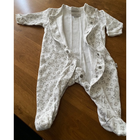 Marquise Bodysuit. White and Grey 0000 - Picture 3 of 13